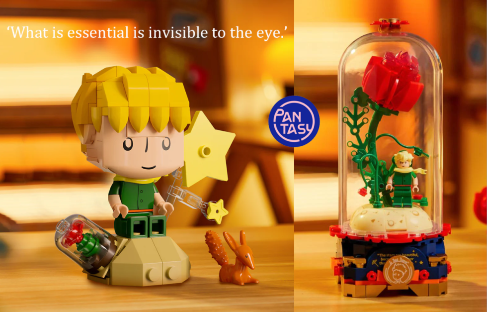 Set construction figurine Pantasy Le Petit Prince au sablier (86301