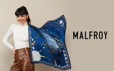 Maison Malfroy x Le Petit Prince : A collection of luxury silk scarves