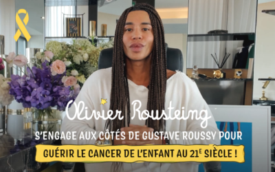 Olivier Rousteing et Gustave Roussy s’engagent pour guérir le cancer de l’enfant au 21e siècle 💛