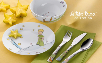 Light up your children’s meals with the Little Prince’s cutlery sets