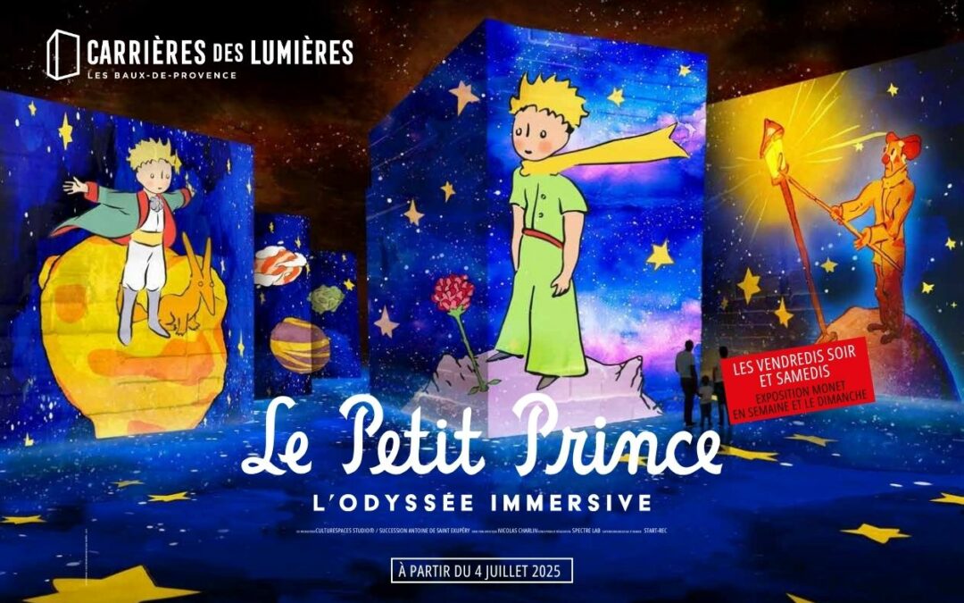 Le Petit Prince revient aux Carrières des Lumières et aux Bassins des Lumières cet été !
