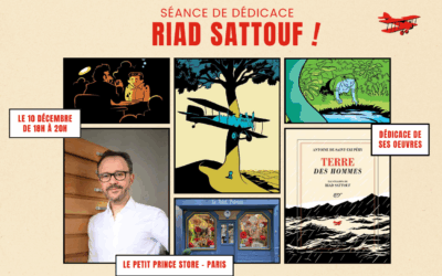 Riad Sattouf will be signing books at the Petit Prince Store Paris for the release of Terre des Hommes