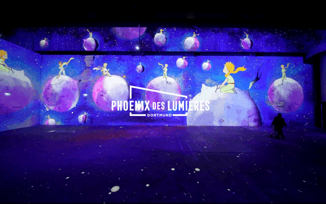 L’expositon immersive du Petit Prince déparque au Phoenix des Lumières à Dortmund !
