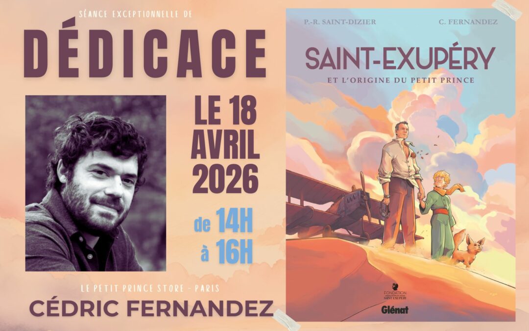 Cédric Fernandez en dédicace au Petit Prince Store – Paris