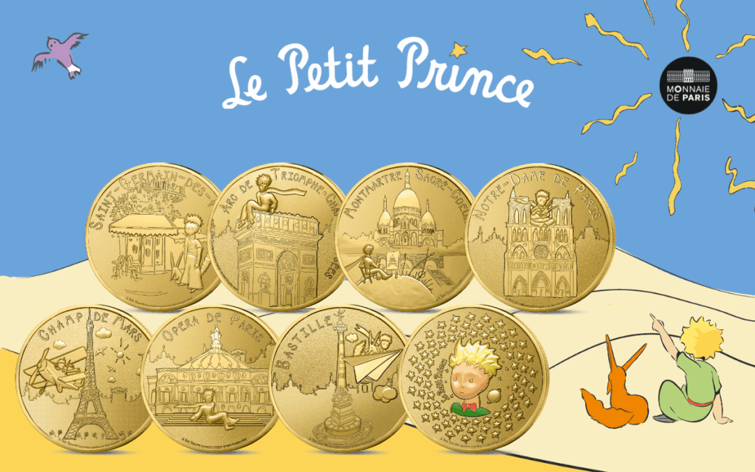 The Little Prince and Monnaie de Paris continue their journey through Paris in mini medals