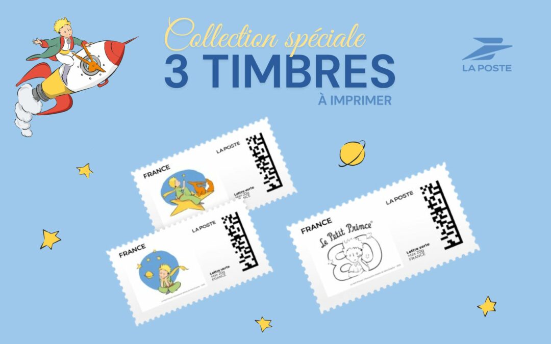 Personalize your mail with La Poste’s The Little Prince printable stamps
