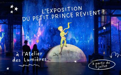 Cet été, l’exposition du Petit Prince est de retour à l’Atelier des Lumières