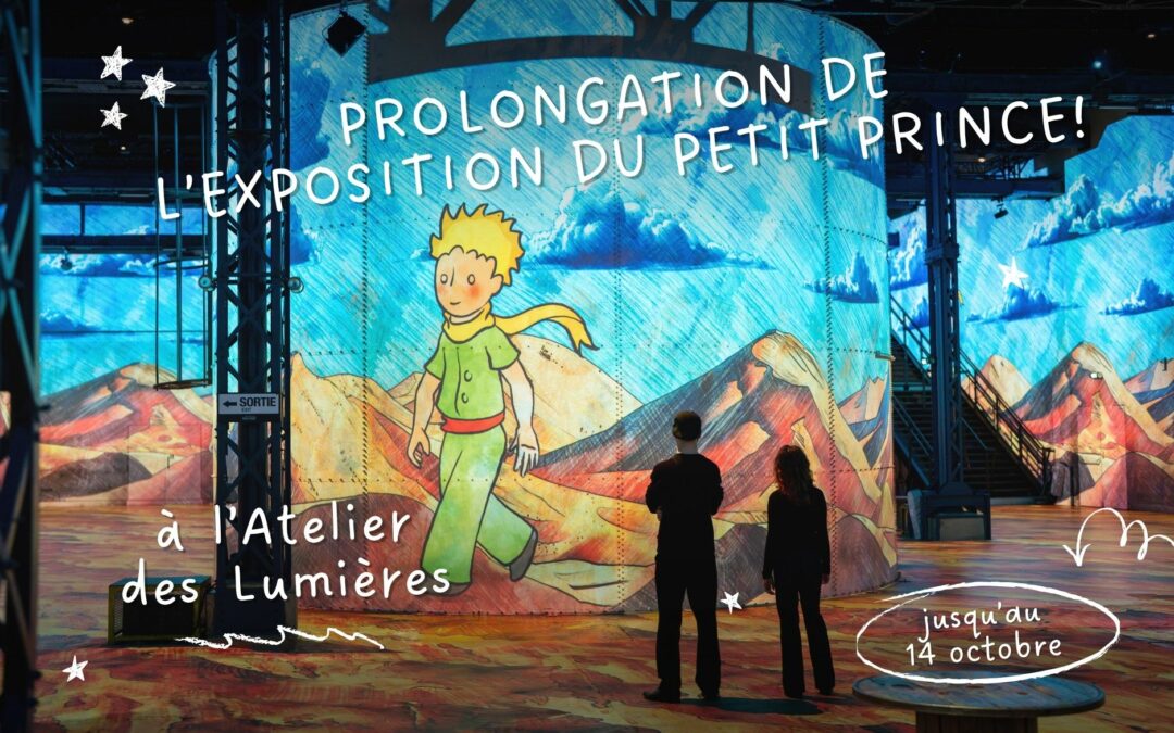 Le Petit Prince vous donne rendez-vous jusqu’en octobre à l&rsquo;Atelier des Lumières