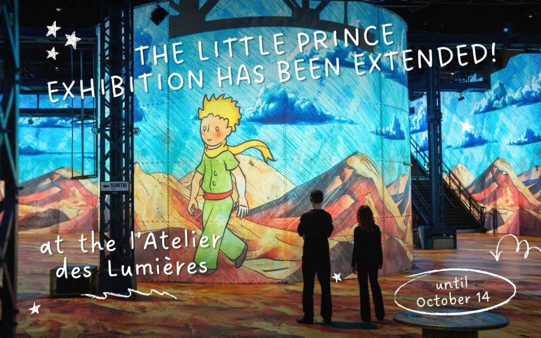 The Little Prince invites you to the Atelier des Lumières until October